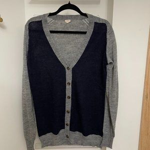 J. Crew Two-tone Cardigan
